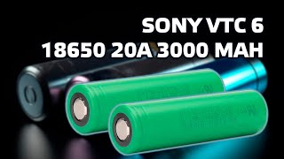 Sony VTC6  Высокотоковые аккумуляторы 18650 20А 3000 mAh обзор и тестирование [upl. by Acul]