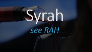 How to Pronounce Syrah French Wine Pronunciation [upl. by Mulligan]