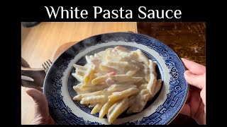 How To Make Creamy White Pasta Sauce [upl. by Aihsyn]