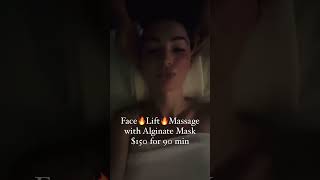 Face🔥Lift🔥Massagewith Alginate Mask [upl. by Eolanda]