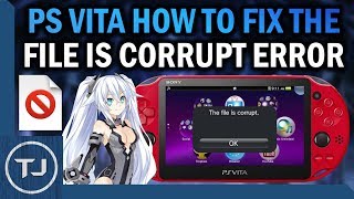 PS Vita quotThe File Is Corruptquot Error Simple Fix [upl. by Ardnoed964]