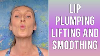 Lip Plumping Lifting and Smoothing Routine  Natural Lip Care Tutorial 💋 [upl. by Aneema]