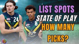 How MANY Picks Will Your Club Take In The AFL Draft [upl. by Oicnerolf]