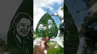 leaf arts available order in ☎7339174884leafcreativeartgiftfamilydrawingkerala [upl. by Angel809]