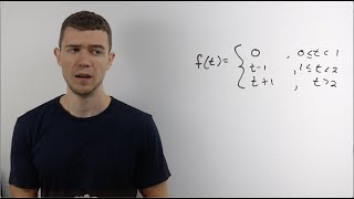 Laplace Transform of a Piecewise Function Unit Step Function [upl. by Crawford498]