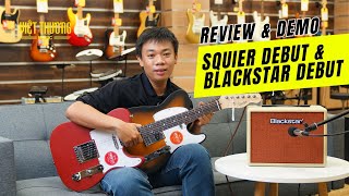 Review và Demo đàn Squier Debut Amp Blackstar [upl. by Milda]