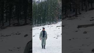 Snowfall in Manali  Shimla  Himachal travel winters snow kashmir [upl. by Neerak]