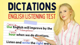 English Dictation Practice  Listening Test MAX SCORE 71 [upl. by Wiseman]