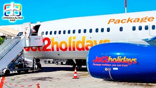 TRIP REPORT  Is Jet2 the Best UK airline  Birmingham to Santorini  Jet2 Boeing 737 [upl. by Yattirb247]