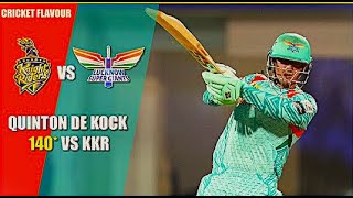 Quinton de Kock 14070vs kkr Full Highlights ipl 2022 [upl. by Atelokin]