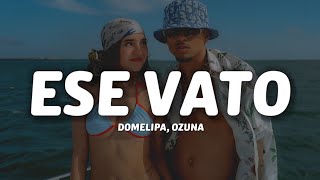 DOMELIPA Ozuna  ESE VATO LetraLyrics [upl. by Arised]