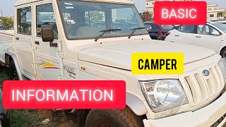 Bolero Camper amp4x4 🔥Basic Information ℹ️Autogoodvlogs bolero viral like [upl. by Yroffej]