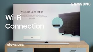 How to connect your TV to a WiFi Network  Samsung US [upl. by Osei237]