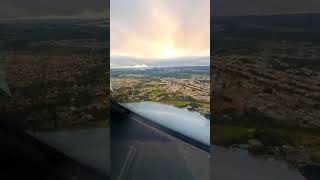 Behind the Cockpit The Pilots View of a Breathtaking Landing [upl. by Ylak242]