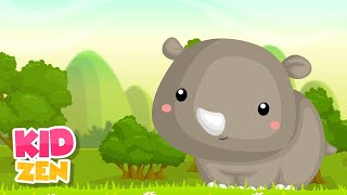 Calming amp Relaxing Music for Children  Dreamy Field 🦏 Soft Piano Music for Kids Extended 3 Hours [upl. by Tore]