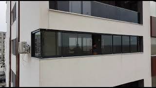 Inchidere balcon cu sistem glisant de sticla [upl. by Edyak]