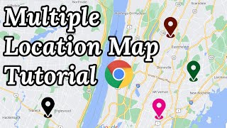 How to Create a Multiple Locations Map on Google – Full Tutorial [upl. by Morry943]