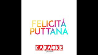 A022 Felicità Puttana  Thegiornalisti  Karaoke Lyrics and Guitar Chords [upl. by Fausta]