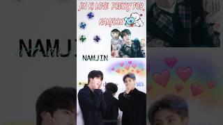 RM jin romantic moments💜namjin love story in hindi dubbed shorts shortvideo trending bts [upl. by Gerson]