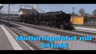 Muttertagsfahrt mit der 241 a 65 [upl. by Latin]