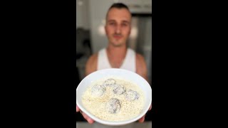 Youvarlakia Avgolemono Recipe Greek Meatball Soup [upl. by Dougal691]