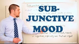 Grammar Series  The Subjunctive Mood [upl. by Ahsinod974]