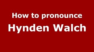 How to pronounce Hynden Walch American EnglishUS  PronounceNamescom [upl. by Eanar]