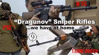 quotDragunovquot Sniper Rifles we have at home  🇷🇴 Romanian PSL 🇷🇸 Yugo M76 🇮🇶 Iraqi Tabuk Sniper [upl. by Nhguavaj531]