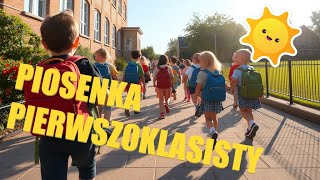 PIOSENKA PIERWSZOKLASISTY  PIERWSZA KLASA  Piosenka dla dzieci [upl. by Alsi230]