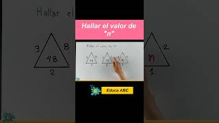 Para distraerse hallar el valor de quotnquot maths matematicas matemática [upl. by Butch448]