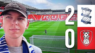 STANSFIELD STRIKES AGAIN BCFC VS ROTHERAM UNITED AWAY DAY VLOG [upl. by Ennavoj205]