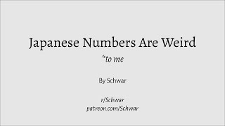 Japanese Numbers [upl. by Nnaylloh]