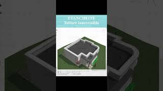 Etanchéité Toiture sur ArchiCAD archicad [upl. by Mikol610]