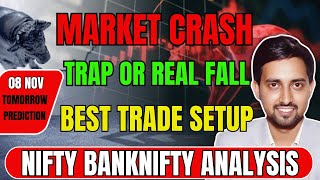 Nifty amp Bank Nifty Tomorrow Prediction 08 Nov Friday Nifty and Bank nifty targets  Options Guide [upl. by Anitneuq]