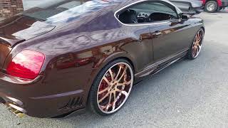 Custom Bentley Gt on gold 24s aka The Gooch [upl. by Haidadej]