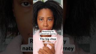 Starting Over My Natural 4C Hair Journey  The Big Chop bigchop 4chair [upl. by Eirruc211]