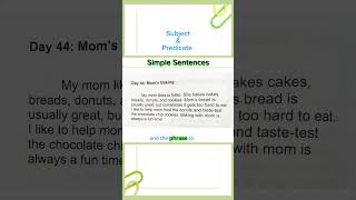 How to Find Subject and predicate in a simple sentence English Grammar for beginners [upl. by Ackler]