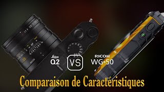 Leica Q2 vs Ricoh WG50 Une Comparaison de Caractéristiques [upl. by Nnayllas]