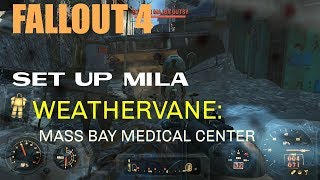 FALLOUT 4 SET UP MILA MASS BAY MEDICAL CENTER [upl. by Aiepoissac303]