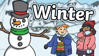 All About Winter Weather  Winter Season for Kids  Twinkl Kids Tv [upl. by Noakes]