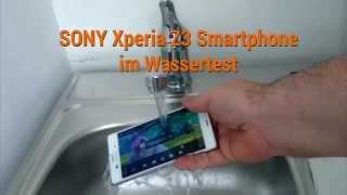 SONY Xperia Z3 Wassertest  Waterproof Test  Deutsch  German ►► notebooksbilligerde [upl. by Alrzc964]