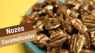 RECEITA DE NOZES CARAMELIZADAS  Cozinha da Cátia [upl. by Avrit227]