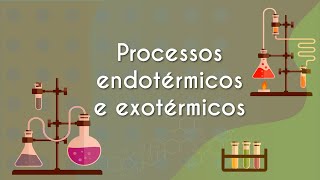 Processos endotérmicos e exotérmicos  Brasil Escola [upl. by Cordle]