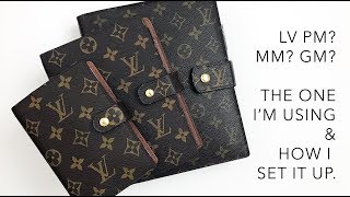 Louis Vuitton PM MM or GM Thoughts and Planner Setup [upl. by Vorfeld999]