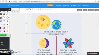 ¿Cómo realizar una Infografía en VENNGAGE [upl. by Raybourne315]