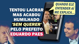 REPARE COMO O PREFEITO DO RIO COMO QUEM NÃO QUER NADA DEU SHOW EM CIMA DO LACRADOR  Cortes 247 [upl. by Aleahcim]