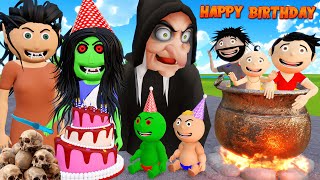 Chudail Aunty Ka Happy Birthday  Pagal Beta  Desi Comedy Video  Cartoon  Bittu Sittu Toons [upl. by Osyth]