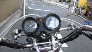 旧車二輪専門店BANBAN 絶版車バイク CB400T フルメッキ 20131028 [upl. by Nylssej671]