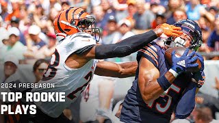 Top Rookie Plays from 2024 NFL Preseason [upl. by Adianez729]