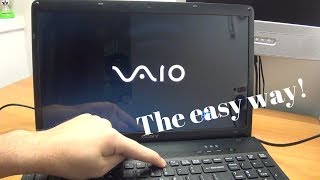 How to enter the Boot Options Menu on most Sony Vaio laptops  The easy way [upl. by Stockwell]